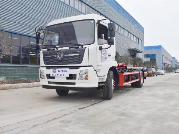 東風(fēng)天錦國(guó)六10~14方車廂可卸（鉤臂）式垃圾車